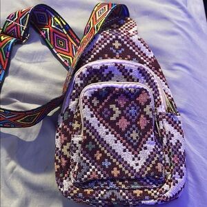 Colorful Patterned Crossbody Bag